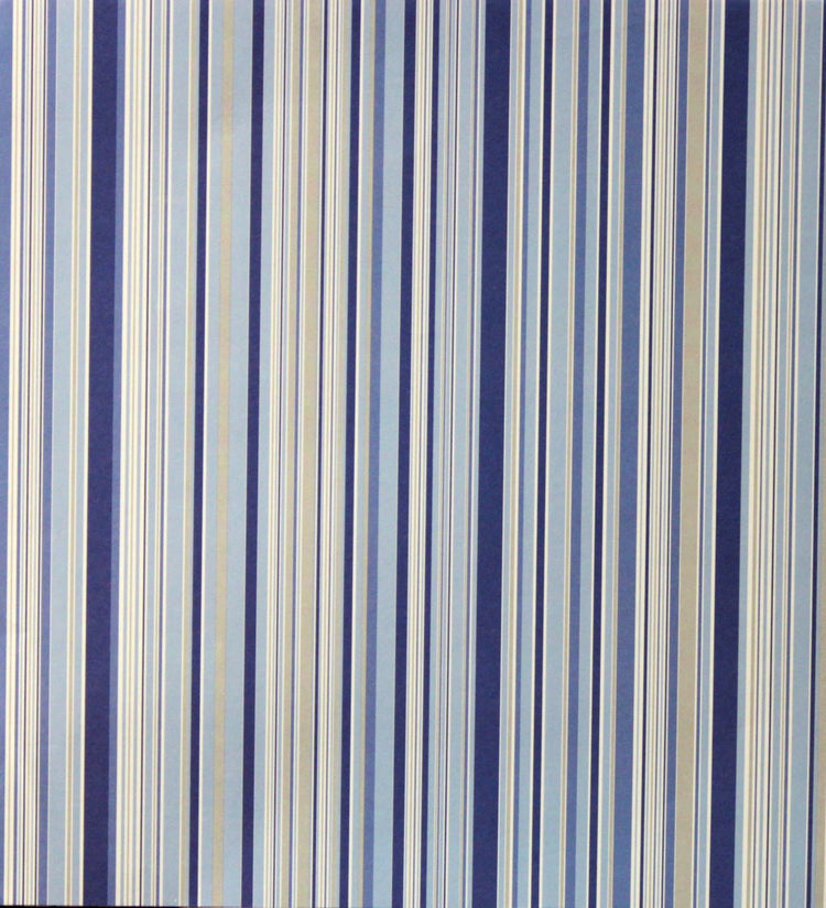 Sky Blue Stripes Coordinates 12 x 12 Flat Scrapbook Paper