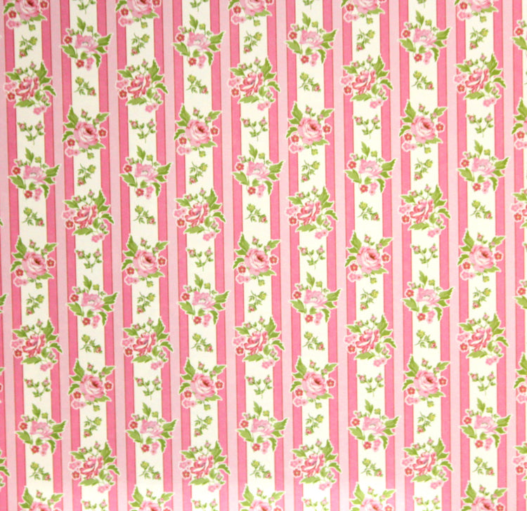 First Edition Paper Pretty Posy 12 x 12 Rose Border Specialty Heat Embossed Cardstock Paper
