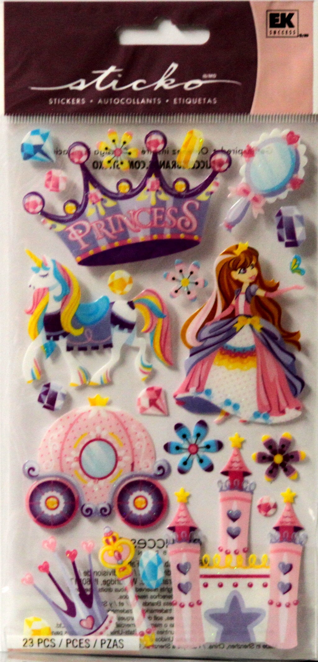 Sticko Princess Glitter Stickers