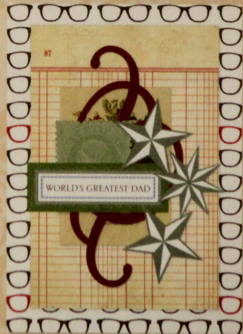 Anna Griffin World's Greatest Dad Dimensional Card Making Kit