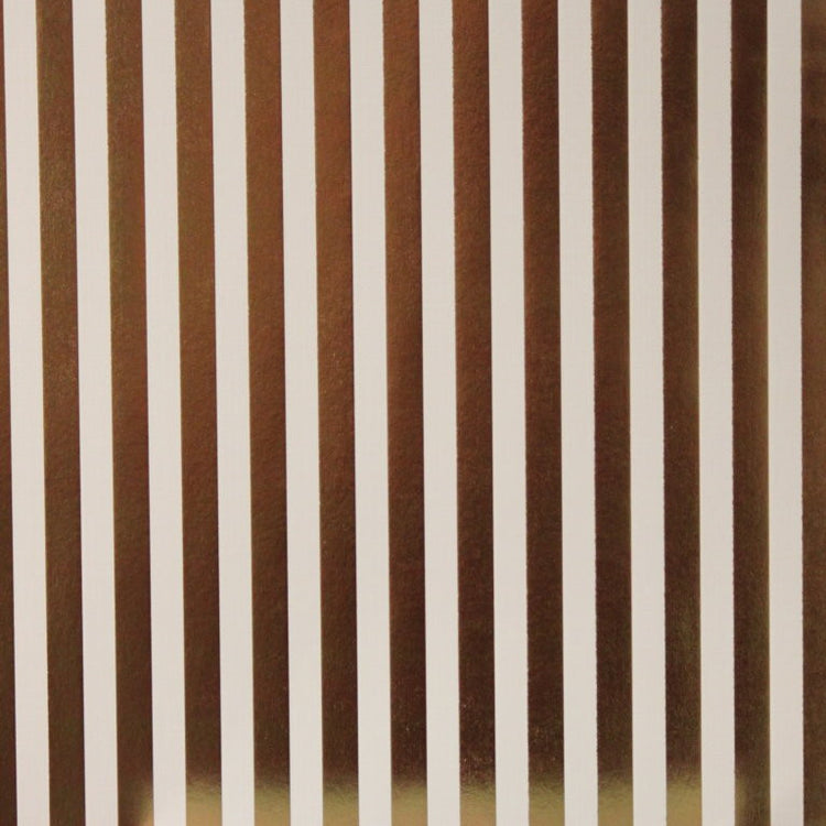 Craft Smith 12 X 12 Boho Tropical Gold Foil Stripes Scrapbook Paper