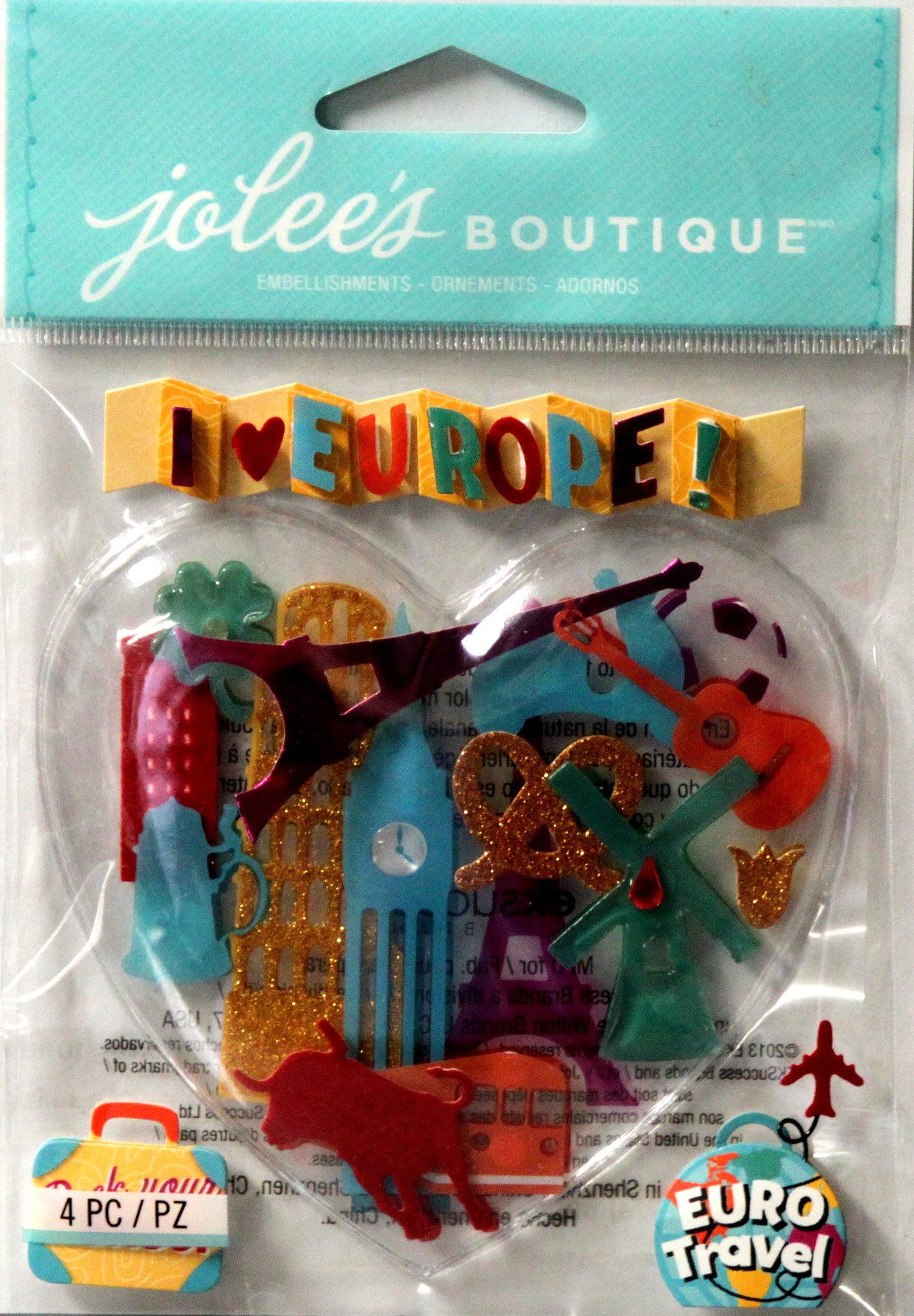 Jolee's Boutique Europe Dimensional Stickers - SCRAPBOOKFARE