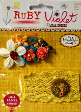 Prima Ruby Violet By Lilla Rogers Embellishments - SCRAPBOOKFARE
