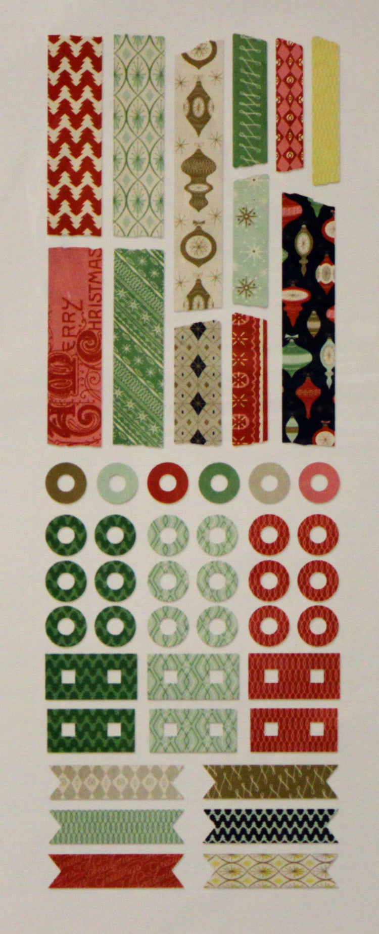 Basic Grey 25th And Pine Designer Tape Strips Stickers Embellishments