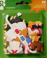 Imaginisce Little Boys Die-Cut Cardstock Shapes Embellishments - SCRAPBOOKFARE