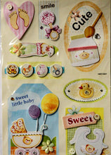 Sticker King Sweet Little Baby Dimensional Handmade Sticker Embellishments