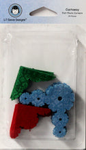 Li'l Davis Designs Castaway Felt Photo Corners Embellishments