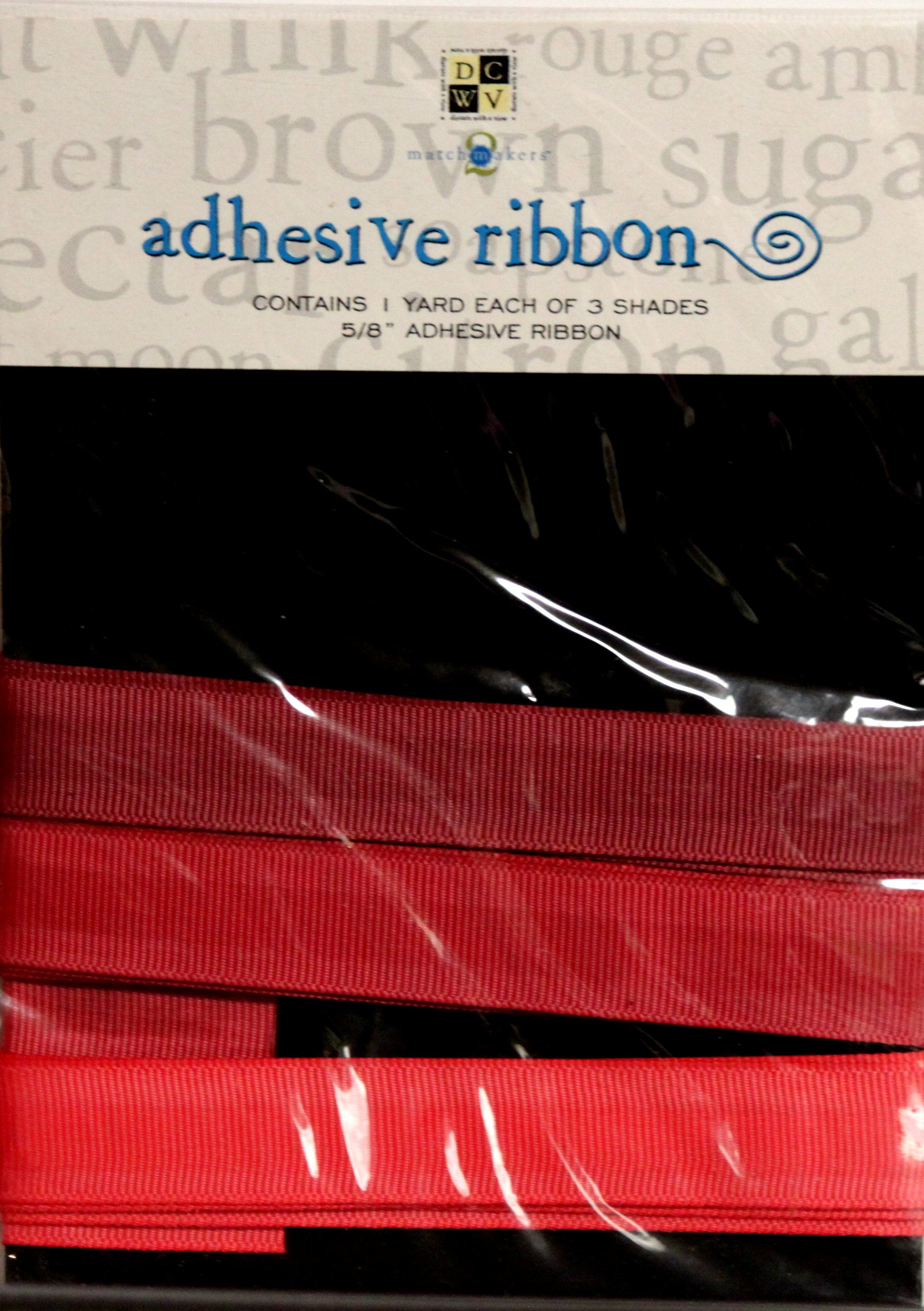 DCWV Wine Adhesive Ribbon