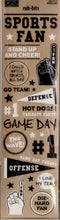 Karen Foster Rub-bits Sports Fan Rub-on Transfers - SCRAPBOOKFARE