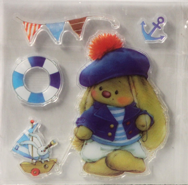 Bunny Sailor Clear Stamps Set