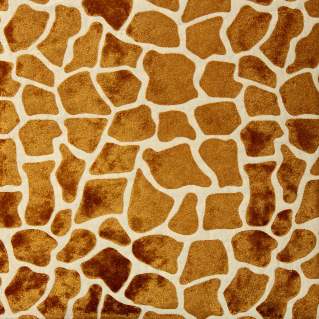 The Paper Studio Giraffe Flocked 12 x 12 Specialty Paper