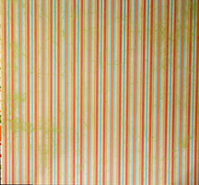 I Love Spring Stripes Coordinates Printed 12 x12 Scrapbook Paper - SCRAPBOOKFARE