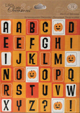 K & Company Life's Little Occasions Halloween Alphabet Die-cut Stickers