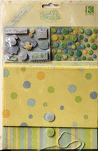 K & Company Sweet Pea Studio Baby Boy Mini Scrapbook Kit