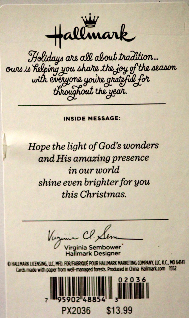 Hallmark Star Of Wonder Shining Bright Christmas Cards & Envelopes Set
