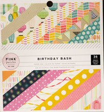 Pink Paislee Birthday Bash 6 x 6 Scrapbook Paper Pad