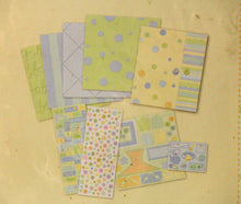K & Company Sweet Pea Studio Baby Boy Mini Scrapbook Kit