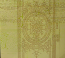 K & Company Engraved Garden Double-Sided Flat Designer Cardstock Scrapbook Paper - SCRAPBOOKFARE