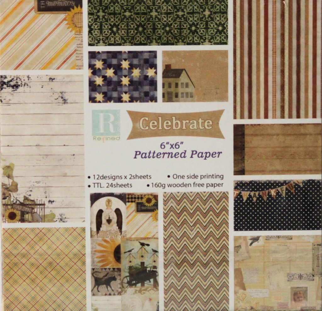 Celebrate 6 x 6 Scrapbook Patterned Paper Pack