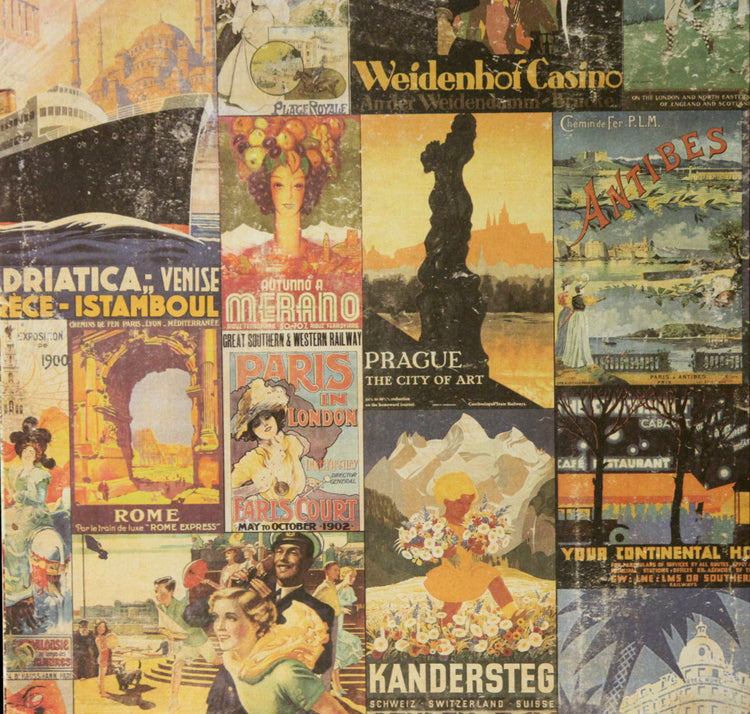 Colorbok Vintage Treasures Destinations Cut-Outs Embellishments - SCRAPBOOKFARE