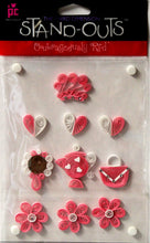 Provo Craft Stand-Outs Princess Pink Quilled Dimensional Scrapbook Stickers - SCRAPBOOKFARE
