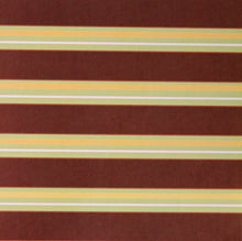 Brown Daisy Stripes Coordinates Printed 12 x 12 Scrapbook Paper