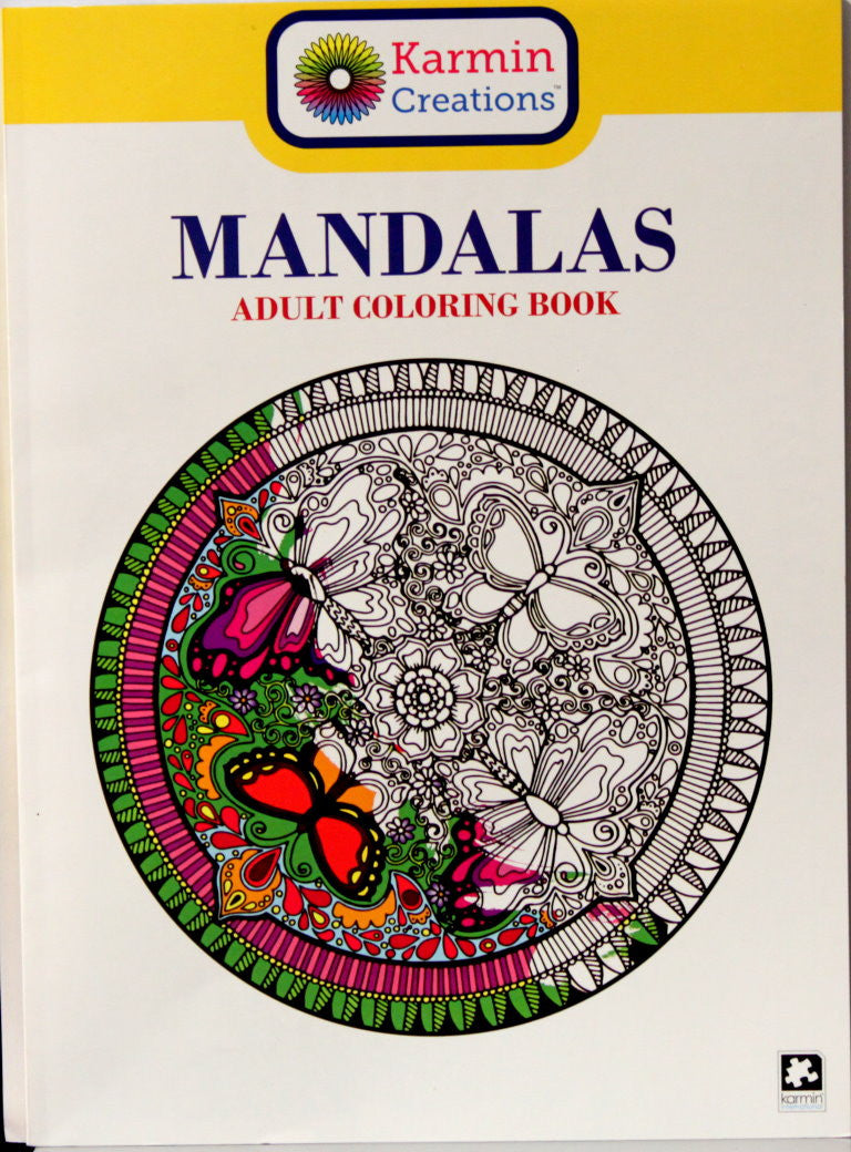 Karmin Creations Mandalas Adult Coloring Book #2 - SCRAPBOOKFARE