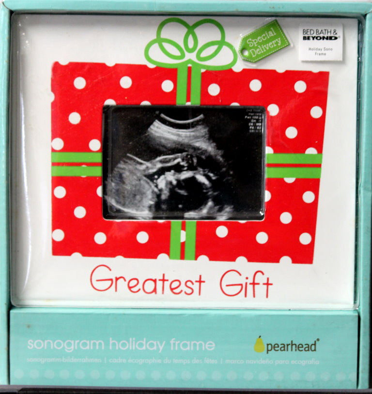 Pearhead Greatest Gift Sonogram Holiday Frame - SCRAPBOOKFARE