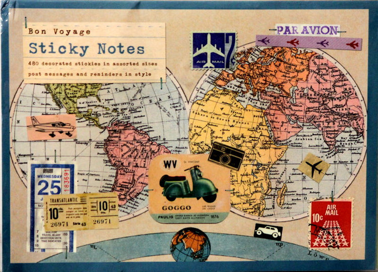 Galison New York Bon Voyage Sticky Notes Set