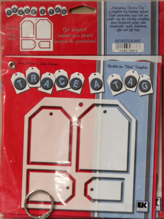 EK Success Trace A Tag Stencil & Idea Booklet Set