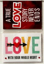 Me & My Big Ideas Pocket Pages Love Sentiments Themed Embellished Cards - SCRAPBOOKFARE