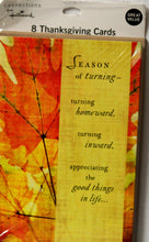 Hallmark Connections 8 Thanksgiving Cards & Envelopes Set - SCRAPBOOKFARE