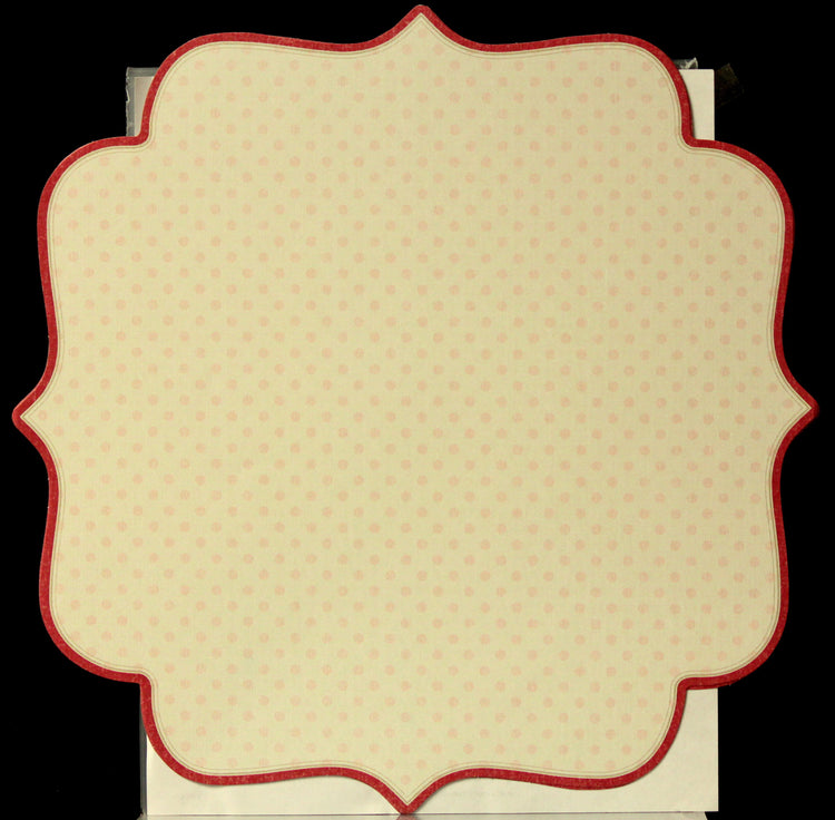 Shaped 12 x 12 Specialty Flat Scrapbook Paper