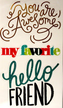 Me & My Big Ideas You Are Awesome Giant Clear Scrapbook Stickers