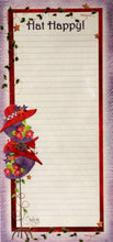 Just Picture This! Red Hat Society Hat Happy Magnetic Note Pad