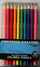 Cre8tive Gallery 70 Piece Fine Artist Colored  Pencil Set