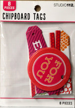 K & Company Studio 112 Warm Chipboard Tags - SCRAPBOOKFARE