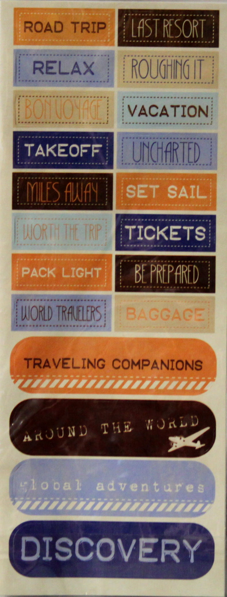 Colorbok Travel Phrase Stickers