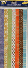 Little Yellow Bicycle Pack Your Bags Cardstock Borders Stickers