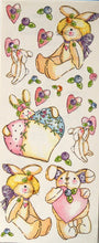 PrintWorks Annette Aelen Watkins Bunny Blossoms Scrapbook Stickers Embellishments
