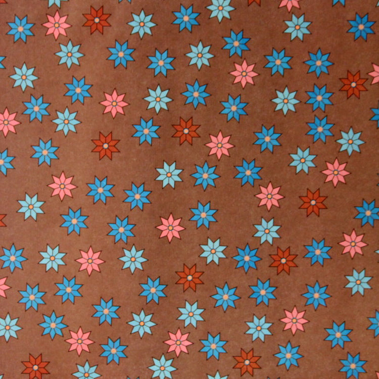 Provo Craft 12" x 12" Hot Chocolate Flowers Coordinates Scrapbook Paper