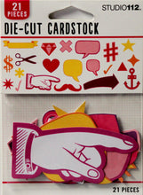 K & Company Studio 112 Die-Cut Cardstock Icons
