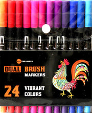 Art Treasures Vibrant Colors Dual Brush Markers