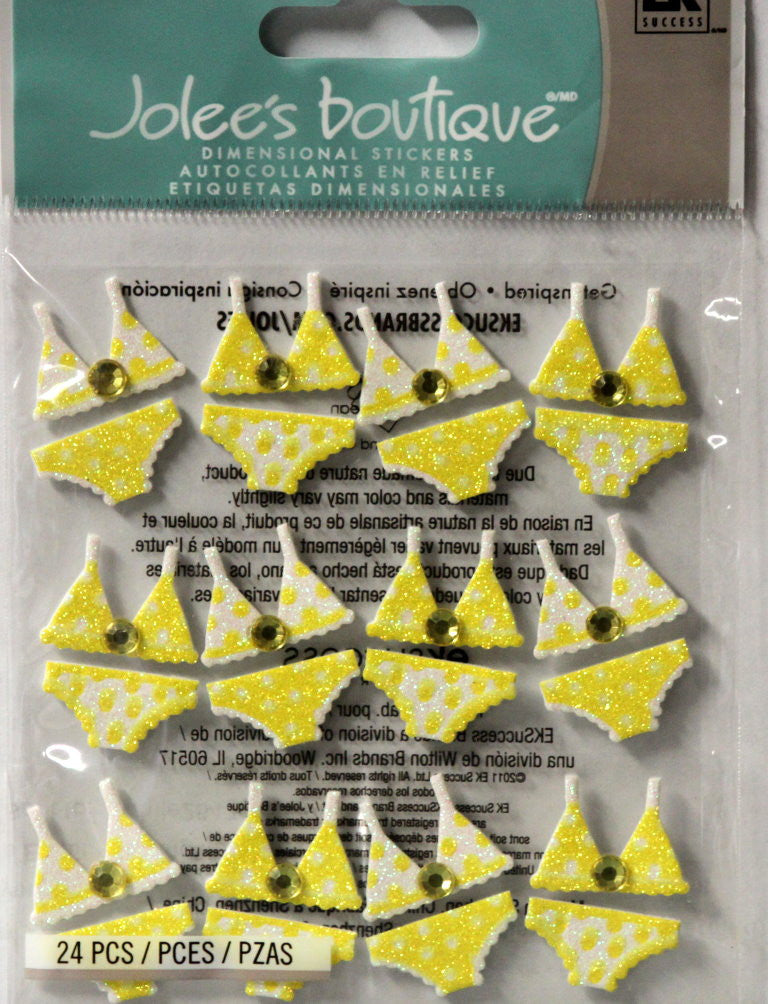 EK Success Jolee's Boutique Bikinis Repeats Scrapbook Stickers - SCRAPBOOKFARE