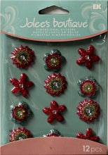 EK Success Jolee's Boutique Yellow Dot Flowers Cabochons Dimensional Stickers