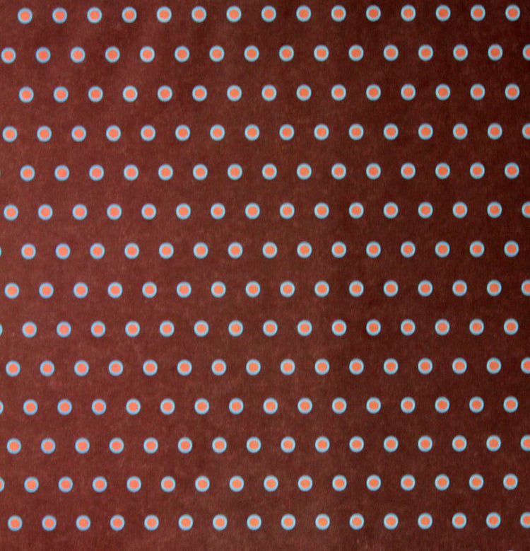 Provo Craft 12" x 12" Dark Chocolate Dots Coordinates Scrapbook Paper