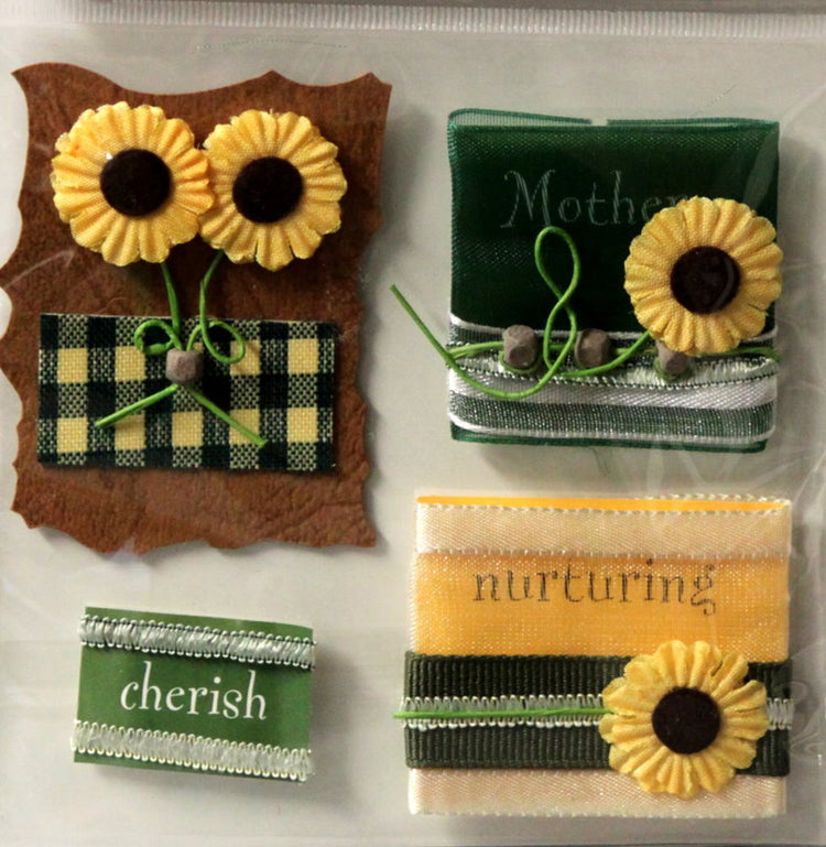 JoAnn Craft Essentials Nurturing Mother Card Embellishments Dimensional Stickers