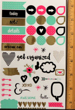 Mambi Planner/Journal Stickers Hearts & Arrows