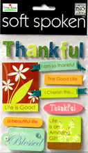 Me & My Big Ideas Soft Spoken Ellen Krans Thankful Dimensional Sticker Embellishments - SCRAPBOOKFARE