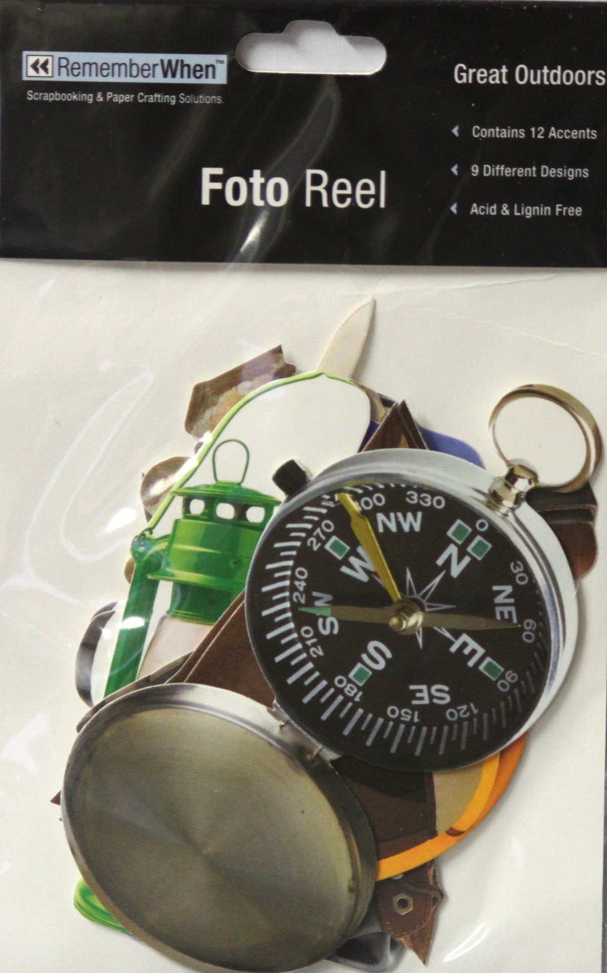 Colorbok Remember When Foto Reel Great Outdoors Die-Cuts - SCRAPBOOKFARE
